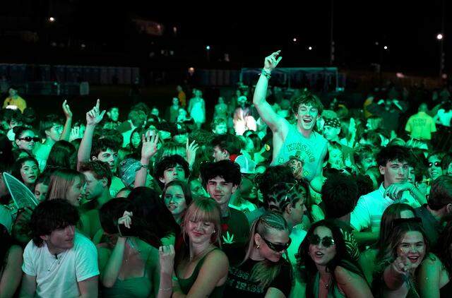 Students began being let into the second annual Morning on the Green music festival around 4:30 a.m. on March 14, 2026. 